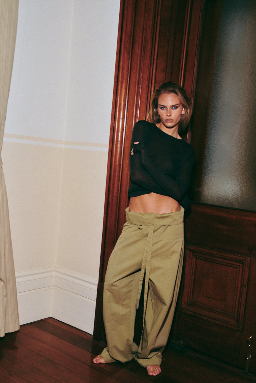 cotton twill pant