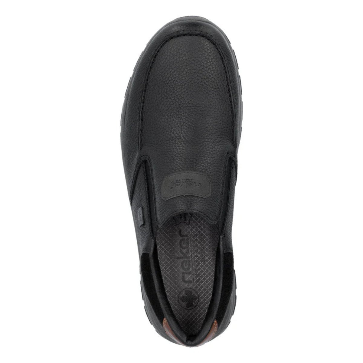 Rieker Men's 03651-00 Todd Black/Toffee Waterproof