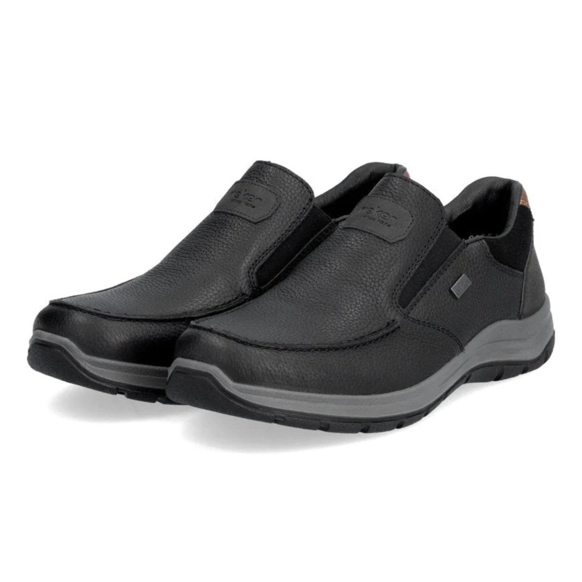 Rieker Men's 03651-00 Todd Black/Toffee Waterproof
